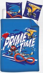 Aymax Sonic Prime Time Ágyneműhuzat Garnítúra Knuckles, Tails, Sonic The Hedgehog 140x200 cm (12304)