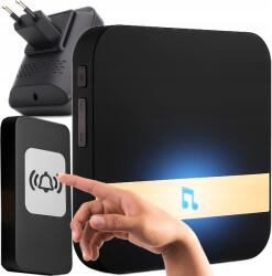 RETOO Vezeték Nélküli Csengő 300m Akkumulátor Nélküli Ajtóhoz IP44 Vízálló (R-ER1100)