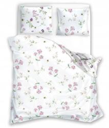 Faro Fehér Ágyneműhuzat, 140×200cm, virágmintás, 100% pamut, cipzáras (Cottage Home 013)