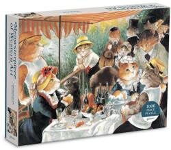 Galison - Macskaművészet - Az Evezősök Reggelije 1000 darabos kirakó (9780735367517)