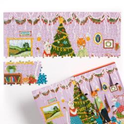 Galison - Cicás karácsony - 12 napos adventi kalendárium 500 darabos kirakó (9780735386075)