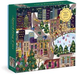 Galison - Csillogó város - aranyfóliás! 1000 darabos kirakó (9780735376410)