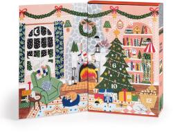 Galison - Otthon az ünnepekre - 12 napos adventi kalendárium 500 darabos kirakó (9780735383043)