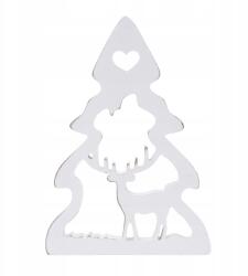 Nowa Fa karácsonyfa, 30cm, rénszarvassal, ajándék (tre0014)