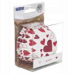 PME Muffin Papír Szív Formák, szívecskék, 30db (BC825)