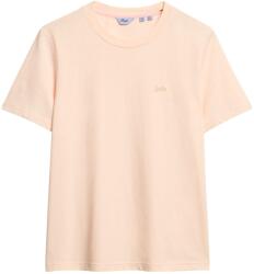 SUPERDRY Női póló Superdry Essential Logo Slub bézs|rózsaszín