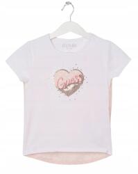 GUESS Fehér Lány Póló, flitteres, pamut, Size 92