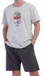  Vicces Pizsama, Cápa Boxer, XXL, 70% pamut, 30% poliészter, férfi (408442-piżama)