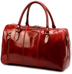 GREGORIO 133 piros uniszex bőr utazótáska 45 x 28 x 24 cm (60421)