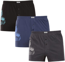 Andrie 3PACK férfi bő szárú boxeralsó Andrie többszínű (PS 5853) L