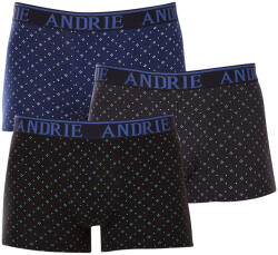Andrie 3PACK Férfi boxeralsó Andrie többszínű (PS 5747) 3XL