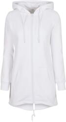 Build Your Brand Női hosszított pulóver - Fehér | L (BY148-1000314737)