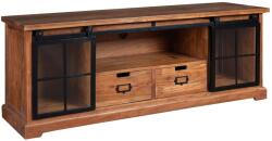 Invicta HERITAGE barna akácfa vitrin 160 cm