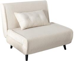 Invicta SMART MULTIFUNCTION bézs kordbársony fotelágy 100 cm