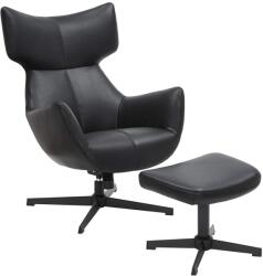Invicta VOGUE fekete műbőr fotel