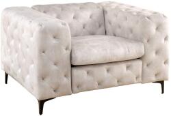 Invicta MODERN BAROCK bézs bársony fotel