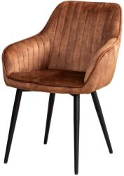 Invicta TURIN barna bársony szék