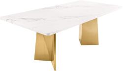 Invicta EXTRAVAGANCIA fehér márvány étkezőasztal 200 cm