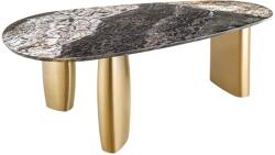 Invicta ORGANIC barna márvány étkezőasztal 200 cm