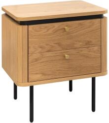 Invicta ATELIER barna tölgyfa furnér éjjeliszekrény