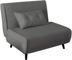 Invicta SMART MULTIFUNCTION szürke kordbársony fotelágy 100 cm