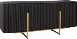 Invicta GATSBY fekete mangófa komód