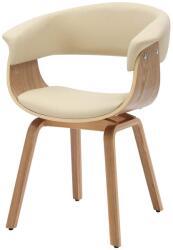 Invicta ORGANIC bézs műbőr szék