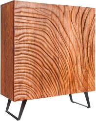 Invicta FLUID barna akácfa tálalószekrény 120 cm