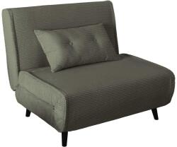 Invicta SMART MULTIFUNCTION zöld kordbársony fotelágy 100 cm