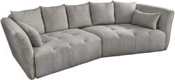 Invicta ROYAL XL szürke buklé sarokkanapé