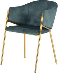 Invicta NOBLESSE kék bársony szék