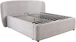 Invicta ART DECO szürkésbarna buklé ágy 180x200 cm