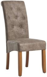 Invicta CASA taupe mikroszálas szék