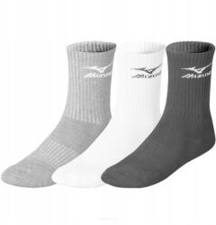 Mizuno Training Socks 3P, tenisz zokni, többszínű, Size S, M, L, XL (5059431288186)