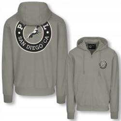 Pitbull férfi cipzáras kapucnis pulóver, San Diego CA, 280 GSM, kapucnis (135046361005)