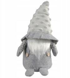 Luk Manó 23cm fiú karácsonyi dísz, szürke, filc, plüss, karácsonyi hangulat (DPYQDP220-406AB/BOY)