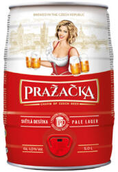 Prazacka Pale Lager sör 4% 5 L hordó