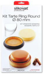 Silikomart forma, Kit Tarte Ring Round ? 80 mm (25_243_87_0065)