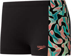 Speedo digital allover panel aquashort black / green / red 116cm