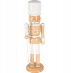 Home Styling Collection Diótörő, fából készült, karácsonyi figura, 25cm, fa, bézs, karácsonyi dekoráció (AAE337110-pattern2)