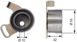 GATES feszítő, fogasszíj GATES T41168 for ROVER (T41168)