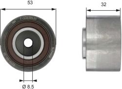 GATES Szíjtárcsa/vezetőgörgő, fogasszíj GATES T42179 for VOLVO (T42179)