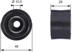 GATES Szíjtárcsa/vezetőgörgő, fogasszíj GATES T42033 for FORD (T42033)