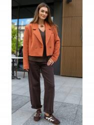 Lemonada S méretű rövid sport blézer, hímzéssel, 100% pamut