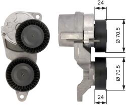 GATES Szíjfeszítő, hosszbordás szíj GATES T39026 for VOLVO (T39026)