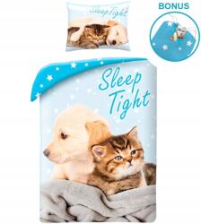 Halantex Kutya és cica fekhely, alváshoz, szövetzsákban, pamut, 140x200, 70x90 (CD-0036BL)