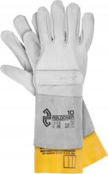 Reis Bőr munkakesztyű, elektromos szigetelővel, Size 12, bivalybőr, marhabőr mandzsettával (RBLOCKER_W10)