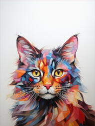 Takoy PANEL Wellsoft polár/fleece gyerek takaró varrásához 145x110 Európai macska