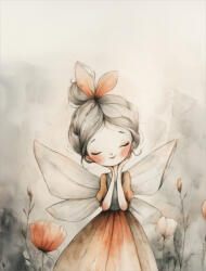 Takoy PANEL Wellsoft polár/fleece gyerek takaró varrásához 145x110 kis tündér Juliana