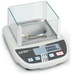 KERN EMS 300-3 (300g/0, 001g) digitális asztali/labor mérleg sok funkcióval, adapterrel (EMS 300-3)